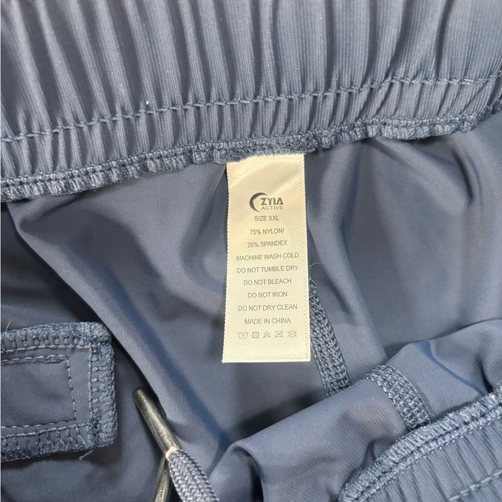 *NWT* ZYIA Men's Jogger Pants in Navy Blue - Picture 4 of 4